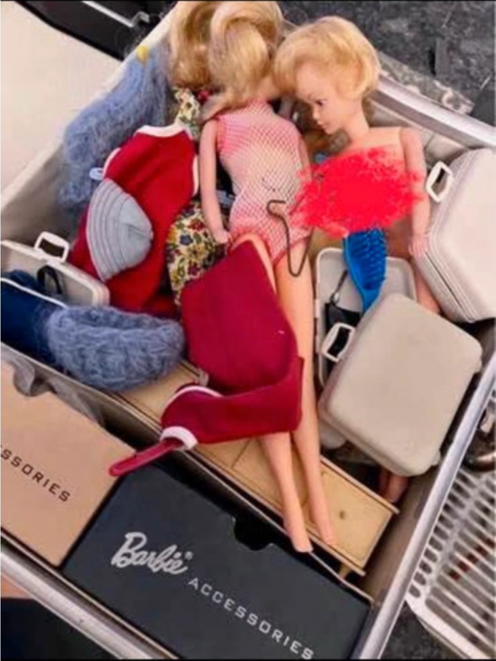 Vintage 1962 Barbie starter kit original vinyl case - Picture 3 of 8